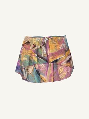 Her Pony Shilo Coin Sheer Skirt Cover Up Festival Resort Size AU 12 / US 8